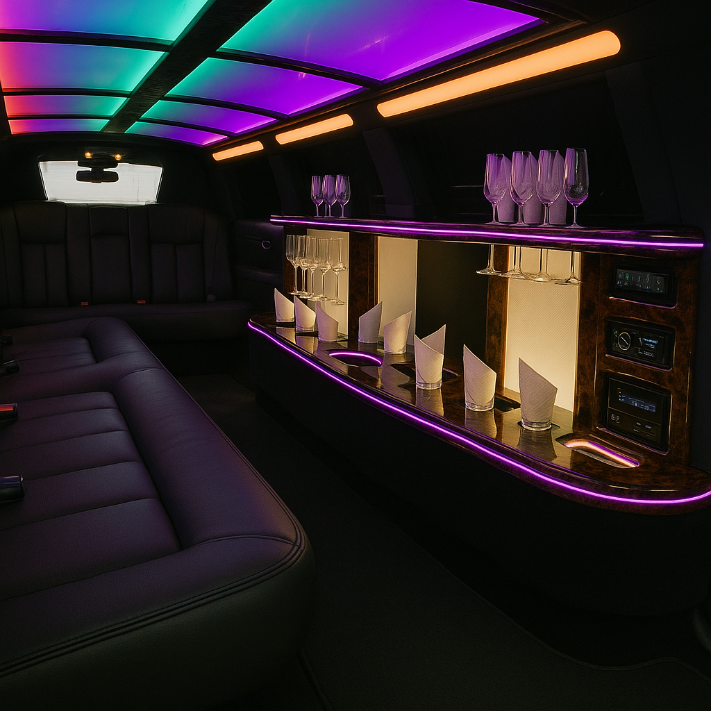 10 Passenger Limousine - Interior