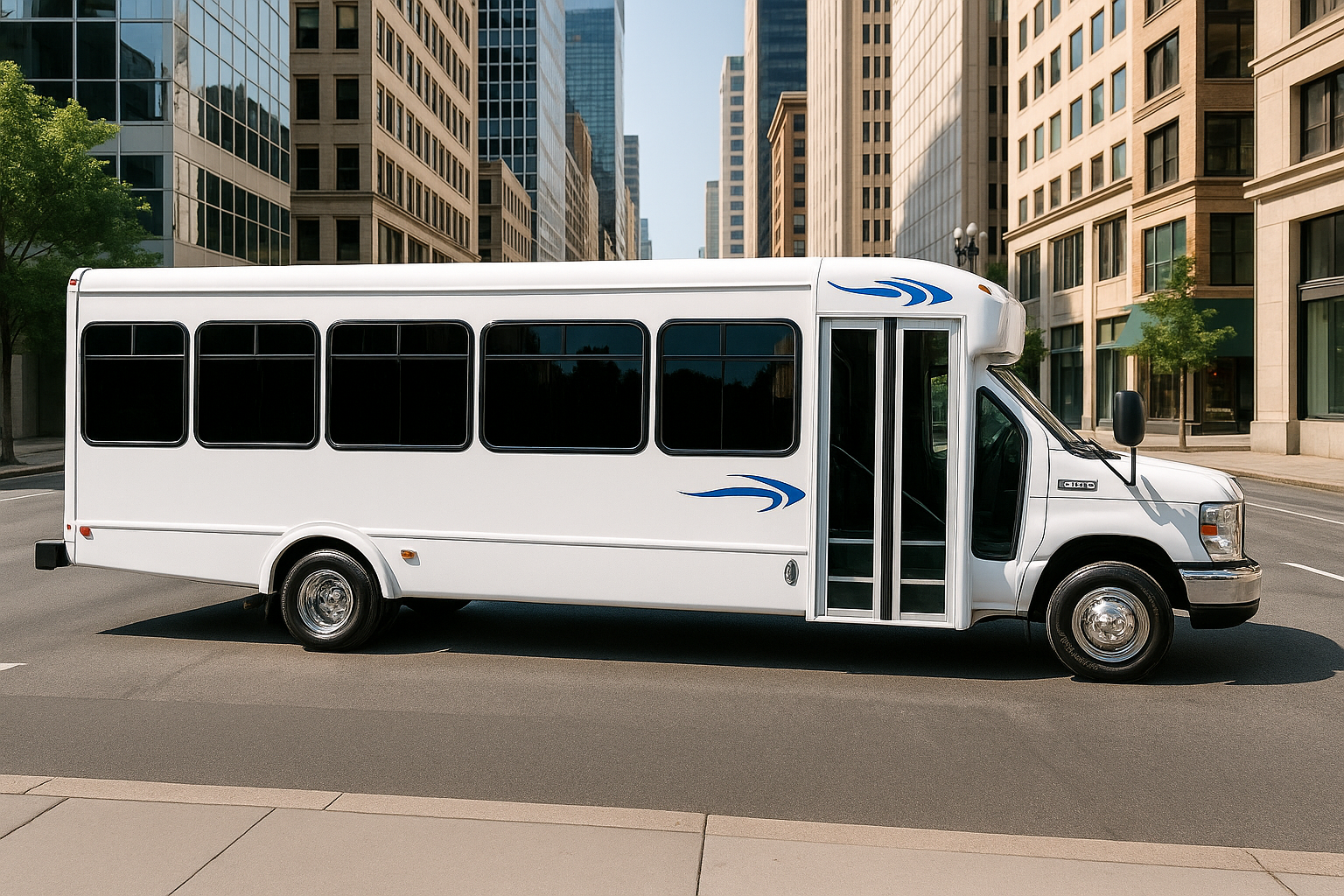 16 Passenger Coach Bus - Exterior