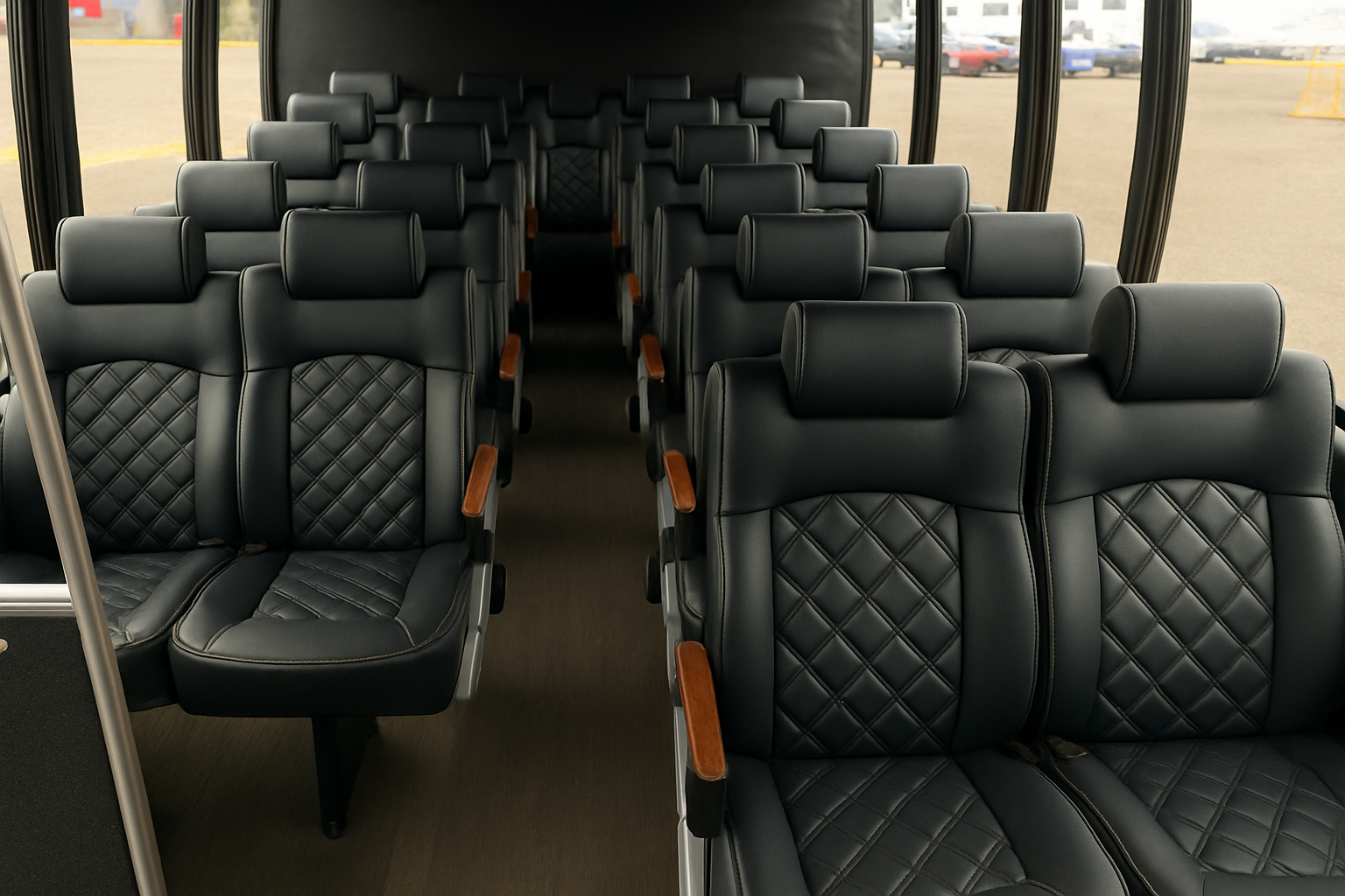 20 Passenger Coach Bus - Interior
