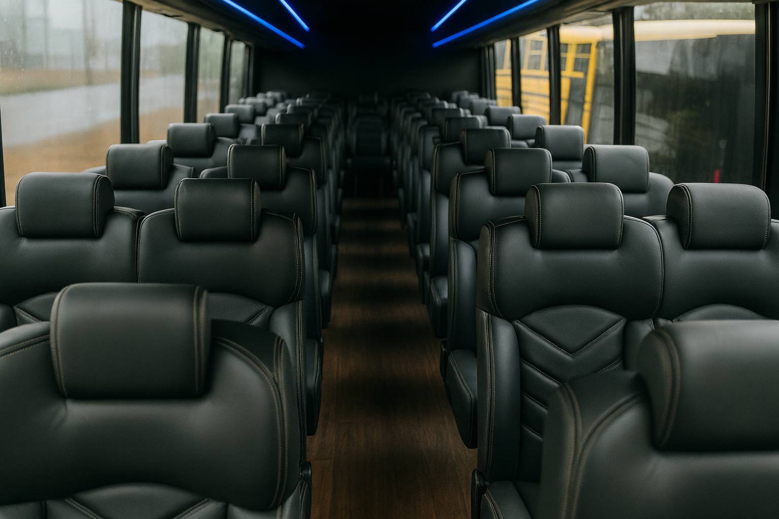 40 Passenger Coach Bus - Interior