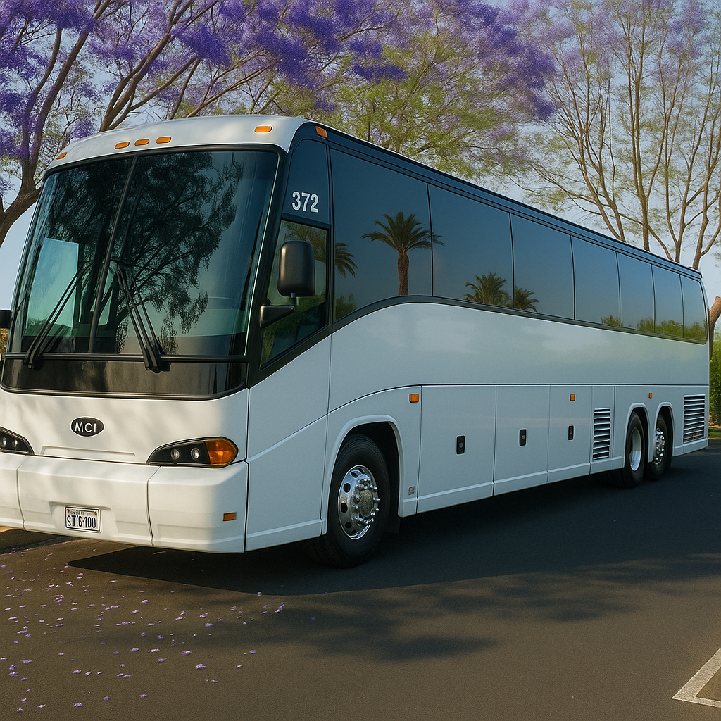 56 Passenger Coach Bus - Exterior